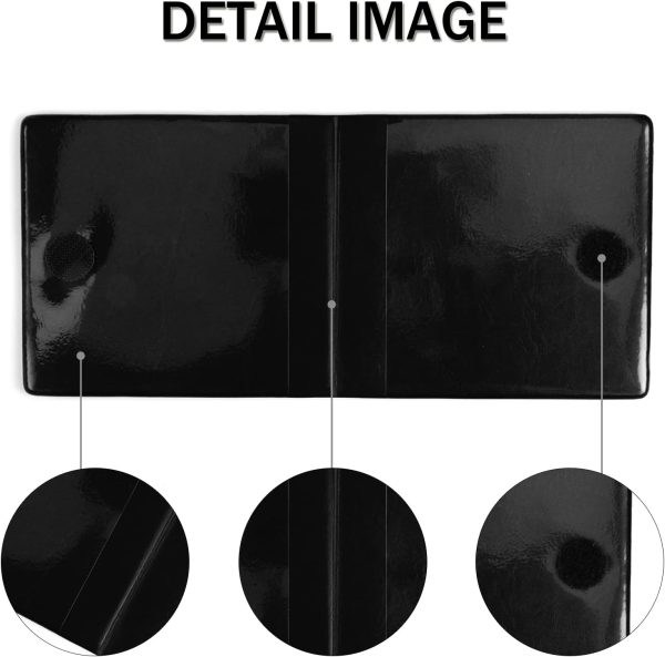 Car Registration and Insurance Card Holder, Vehicle Glove Box Car Organizer, Interior Car Accessories for Documents, Cards, License - 2 Pack - Image 3